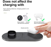 2 In 1 Dual Wireless Charger 40W For iPhone 15 14 13 12 11 XS XR X 8 Airpods 3 Pro Samsung S23 S22 S21 Double Fast Charging Pad