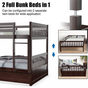 3 in 1 Bunk Bed with Ladder