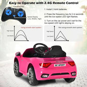 Pink Maserati GranCabrio Sport 12V Kids Ride-On: Remote Control & Lights