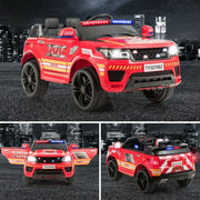 Red Firetruck Electric Ride-On Car with Remote Control