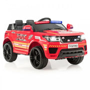 Red Firetruck Electric Ride-On Car with Remote Control