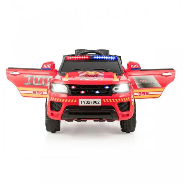 Red Firetruck Electric Ride-On Car with Remote Control