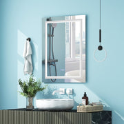 Colorful Light Wall Mirror with Anti-Fog Feature