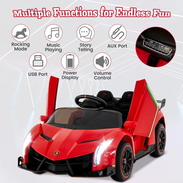 Licensed Lamborghini 4WD Kids Ride-on Sports Car with Remote