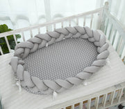 All-Cotton Woven Three-Dimensional Protective Crib Pillow