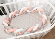 All-Cotton Woven Three-Dimensional Protective Crib Pillow