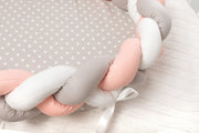 All-Cotton Woven Three-Dimensional Protective Crib Pillow