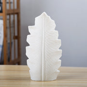 Scandinavian Leaf Ceramic Vase