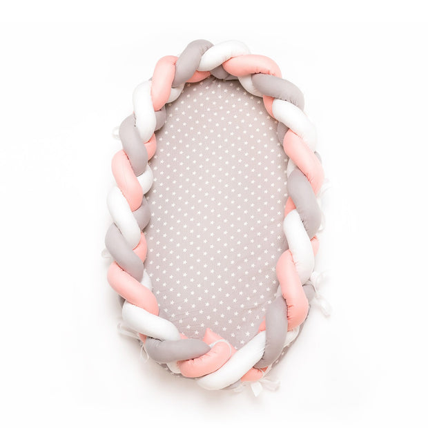 All-Cotton Woven Three-Dimensional Protective Crib Pillow