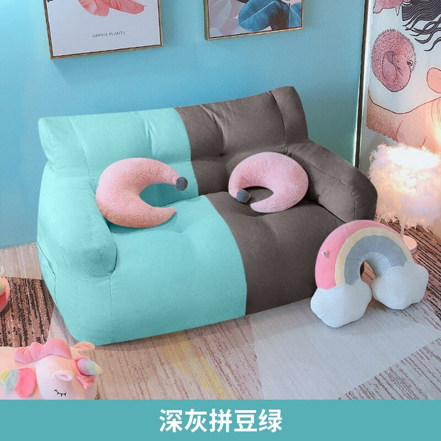 Lazy Bean Bag Sofa Lovely Bedroom Double Sofa Small Family Balcony Tatami Armchair Chaise Lounge Sofa Recliner chair