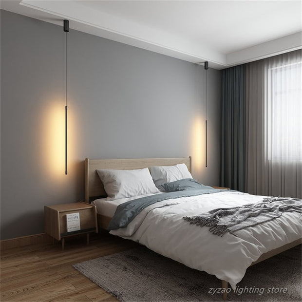 Bedside Led Pendant Lamps Hanging Light Fixtures