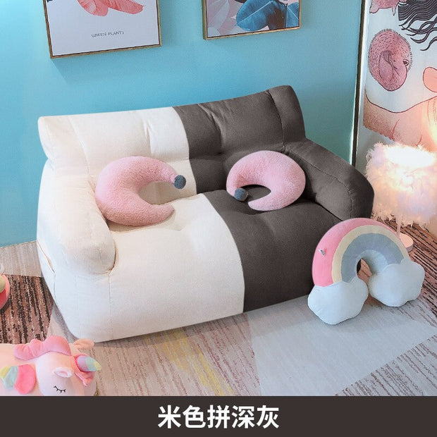 Lazy Bean Bag Sofa Lovely Bedroom Double Sofa Small Family Balcony Tatami Armchair Chaise Lounge Sofa Recliner chair