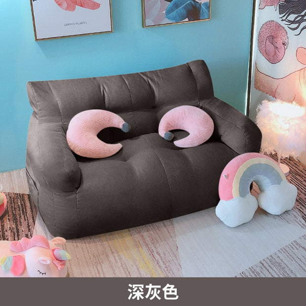 Lazy Bean Bag Sofa Lovely Bedroom Double Sofa Small Family Balcony Tatami Armchair Chaise Lounge Sofa Recliner chair