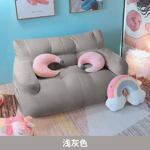 Lazy Bean Bag Sofa Lovely Bedroom Double Sofa Small Family Balcony Tatami Armchair Chaise Lounge Sofa Recliner chair