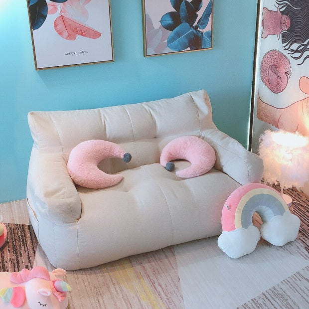 Lazy Bean Bag Sofa Lovely Bedroom Double Sofa Small Family Balcony Tatami Armchair Chaise Lounge Sofa Recliner chair