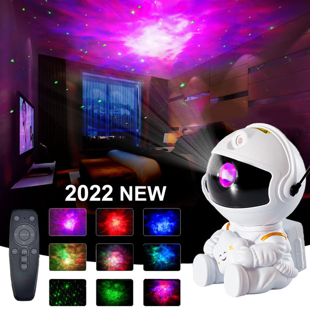 Astronaut Starry Galaxy Projector Night Light Lamp