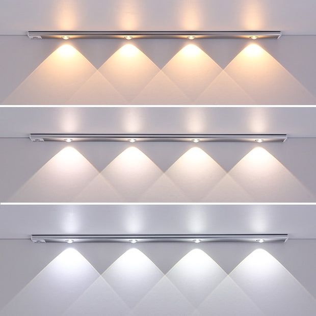 Ultra Thin LED Motion Sensor Lights (Wireless, Rechargeable)