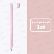 For Funda Apple Pencil 1 2 Case Duotone Soft Silicone Protective Cover 1st 2nd Generation iPad Pencil Skin For Apple Pencil Case