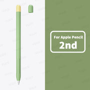 For Funda Apple Pencil 1 2 Case Duotone Soft Silicone Protective Cover 1st 2nd Generation iPad Pencil Skin For Apple Pencil Case