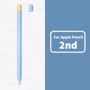 For Funda Apple Pencil 1 2 Case Duotone Soft Silicone Protective Cover 1st 2nd Generation iPad Pencil Skin For Apple Pencil Case